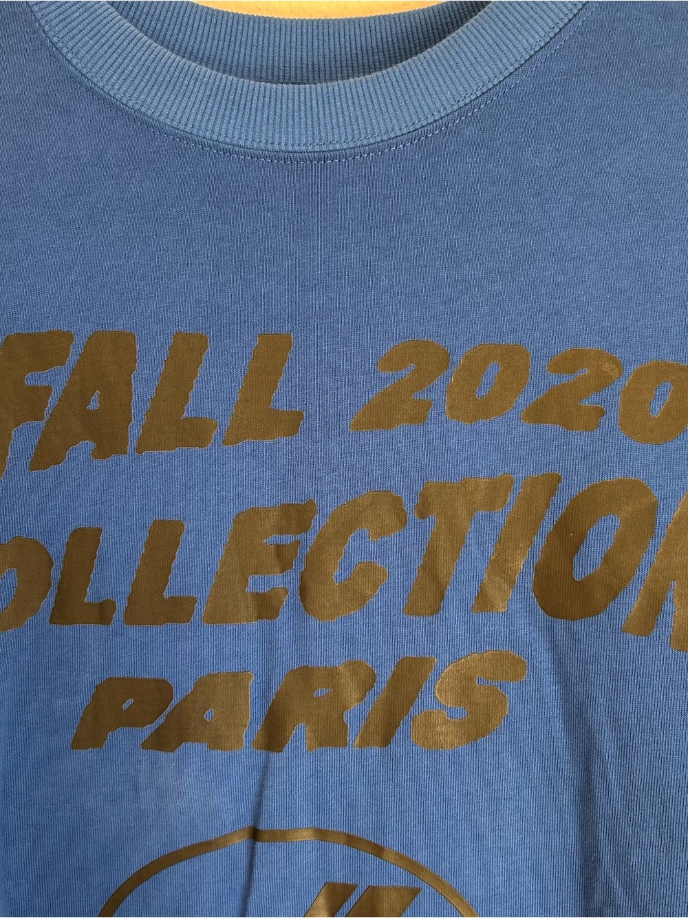 We11done Womens Oversized XS Fall 2020 Collection Paris Long Sleeve Shirt Blue - Picture 2 of 9